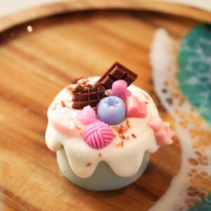 nến bánh kem chảy